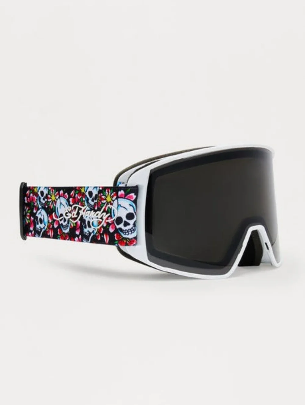 🆕️ Ed Hardy Ski Head Snowboard Ski Goggles - Black/White